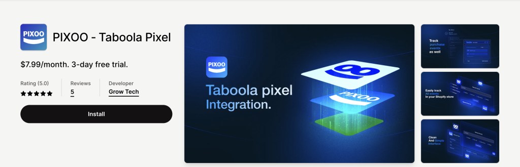 taboola pixoo - add taboola pixel to your shopfiy store
